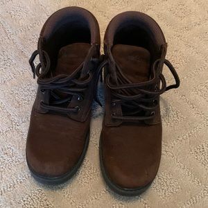 Stride rite. Dark brown suede